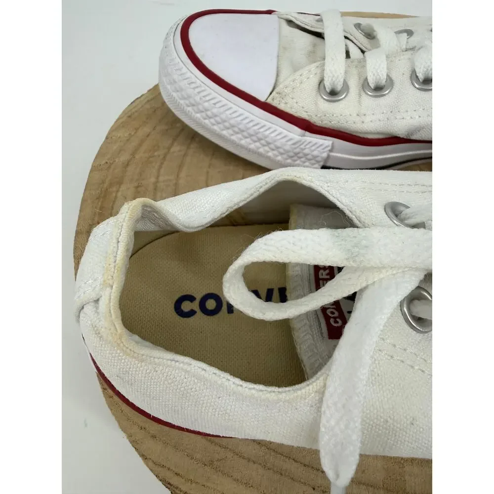 Converse Chuck Taylor All Star White Low Top Sneakers M7652 -Size M5/W7